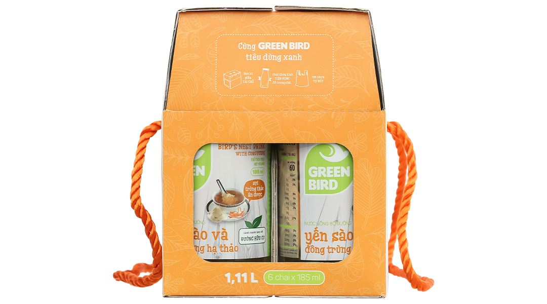 Nước Yến Đông Trùng Hạ Thảo Green Bird Nutrinest
