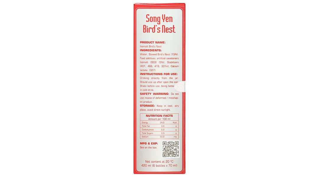 Yến Song Yến Isomalt