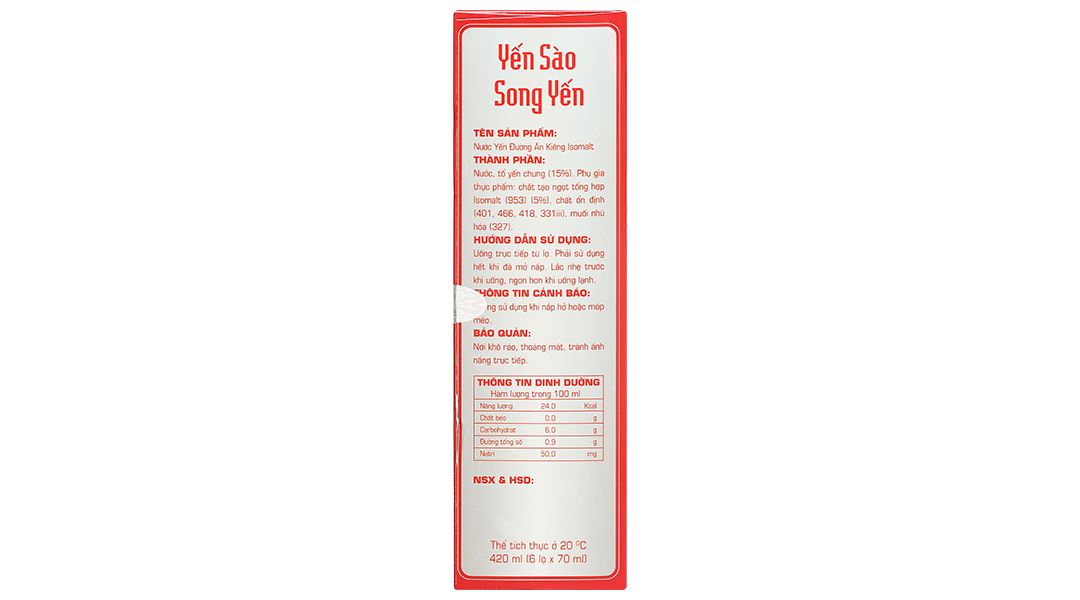 Yến Song Yến Isomalt