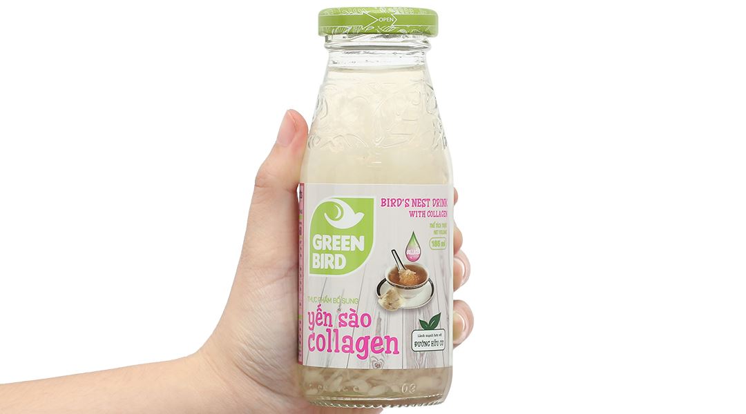 Nước Yến Collagen Green Bird Nutrinest