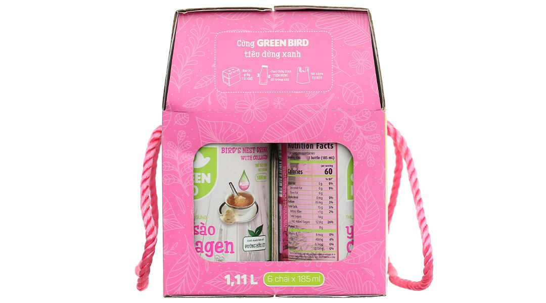 Nước Yến Collagen Green Bird Nutrinest