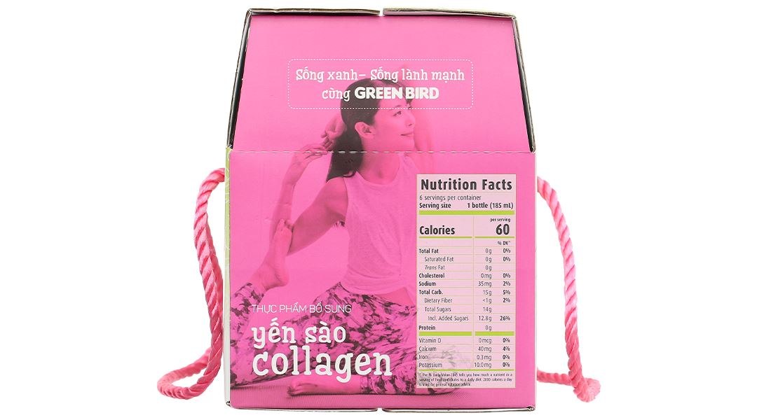 Nước Yến Collagen Green Bird Nutrinest