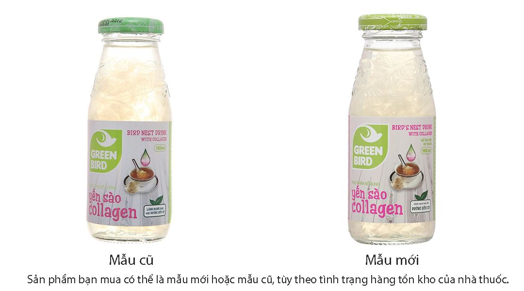 Nước yến sào collagen Green Bird