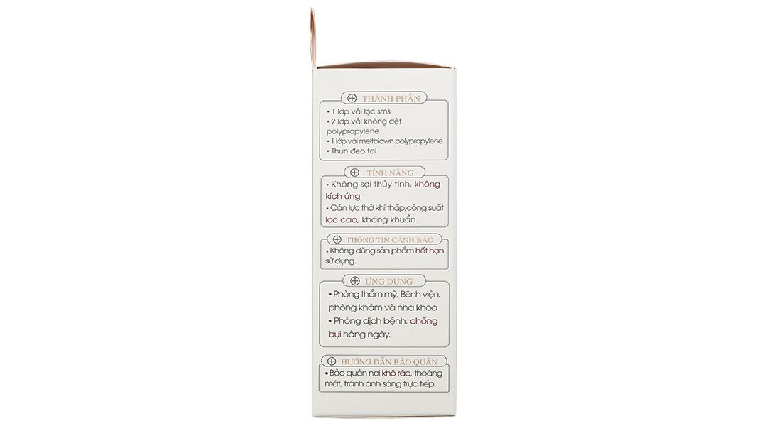 Khẩu trang y tế Winer 5D Mask 4 lớp màu trắng