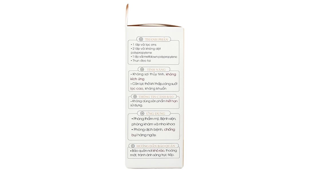 Khẩu trang y tế Winer 5D Mask 4 lớp màu đen