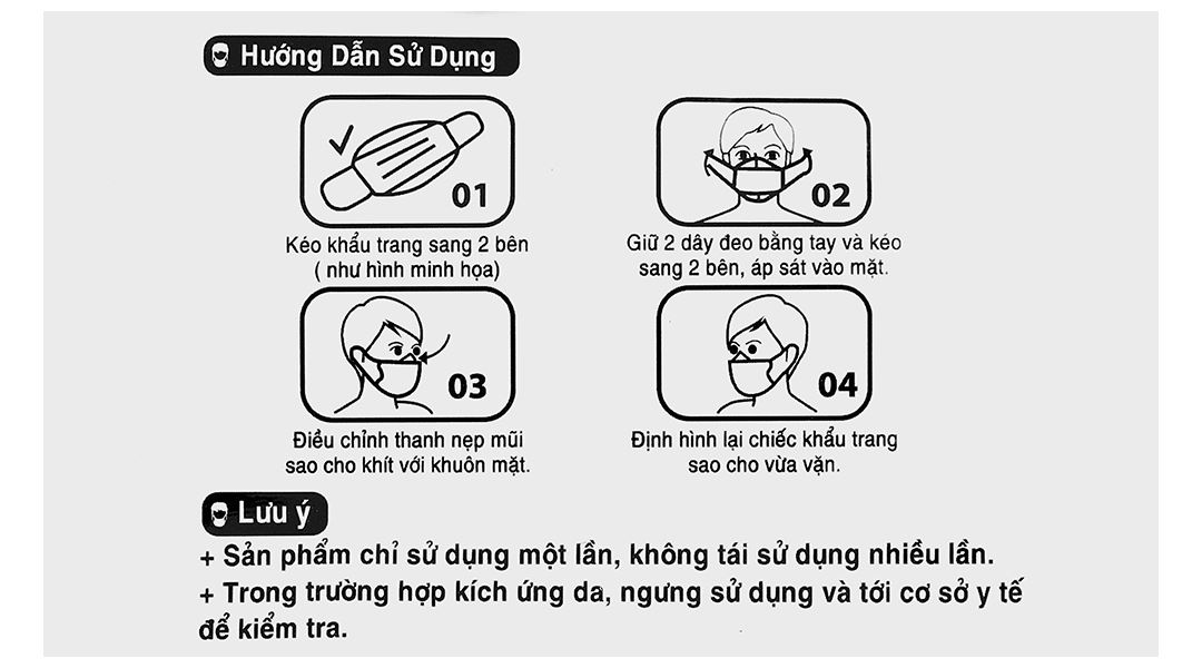 Khẩu trang y tế Winer KF94 4D mask 4 lớp màu đen