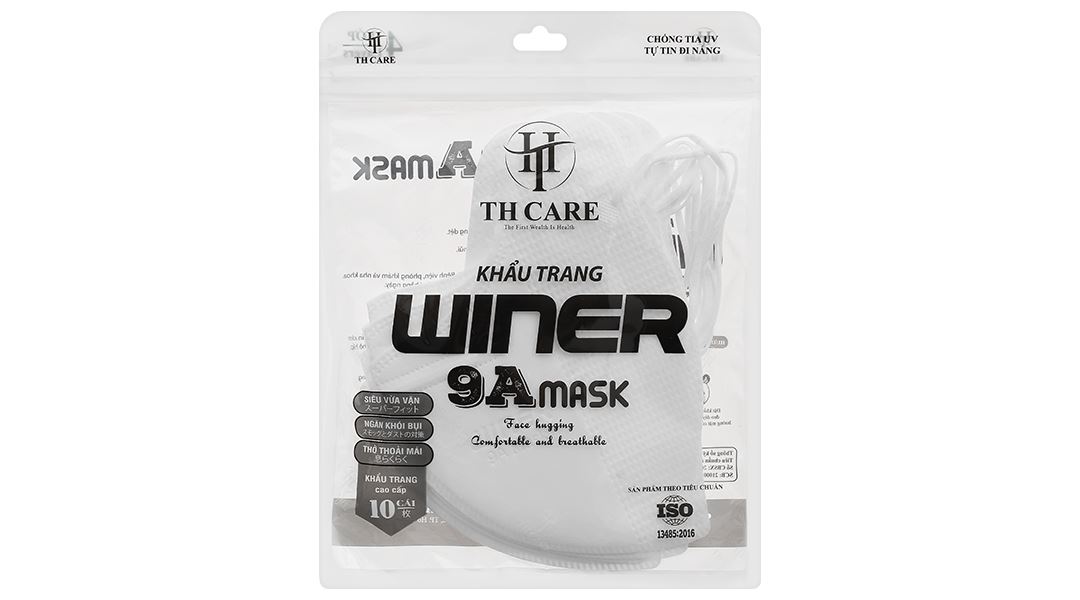 Khẩu trang y tế Winer 9Amask 4 lớp màu trắng