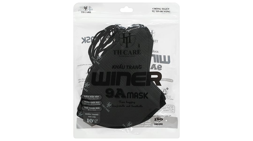 Khẩu trang y tế Winer 9Amask 4 lớp màu đen