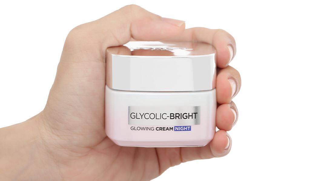 Kem L'Oréal Paris Glycolic - Bright Glowing Cream Night làm sáng da, mờ thâm hũ 50ml - 9