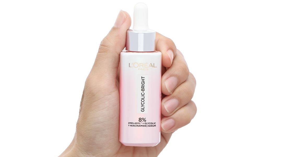 Serum L'Oréal Paris Glycolic-Bright Anti-Dark Spot Brightening sáng da, mờ thâm chai 30ml - 9