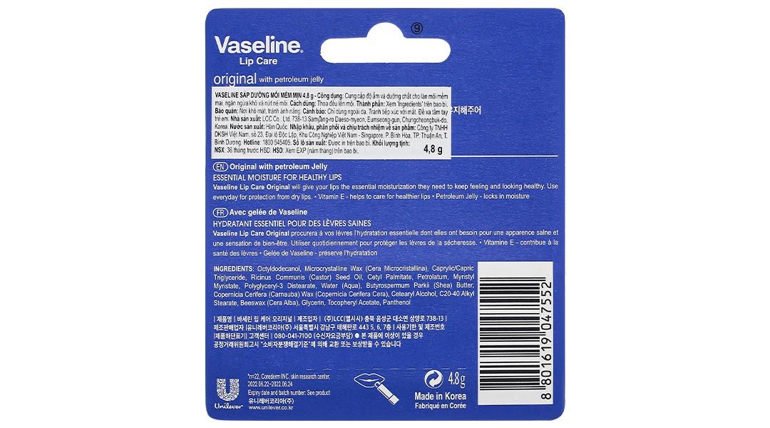 Sáp dưỡng môi Vaseline Rosy Lips cung cấp độ ẩm và dưỡng chất cho môi thỏi 4.8g - 14