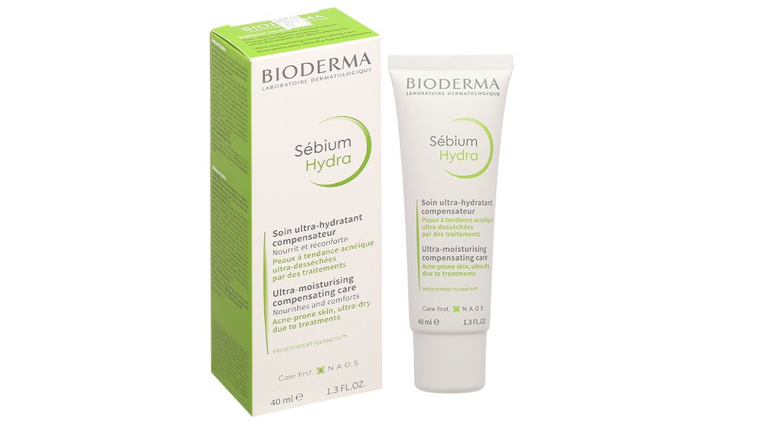 Kem Bioderma Sébium Hydra dưỡng ẩm chuyên sâu, giảm mẩn đỏ