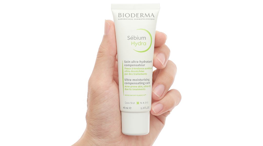 Kem Bioderma Sébium Hydra dưỡng ẩm chuyên sâu, giảm mẩn đỏ