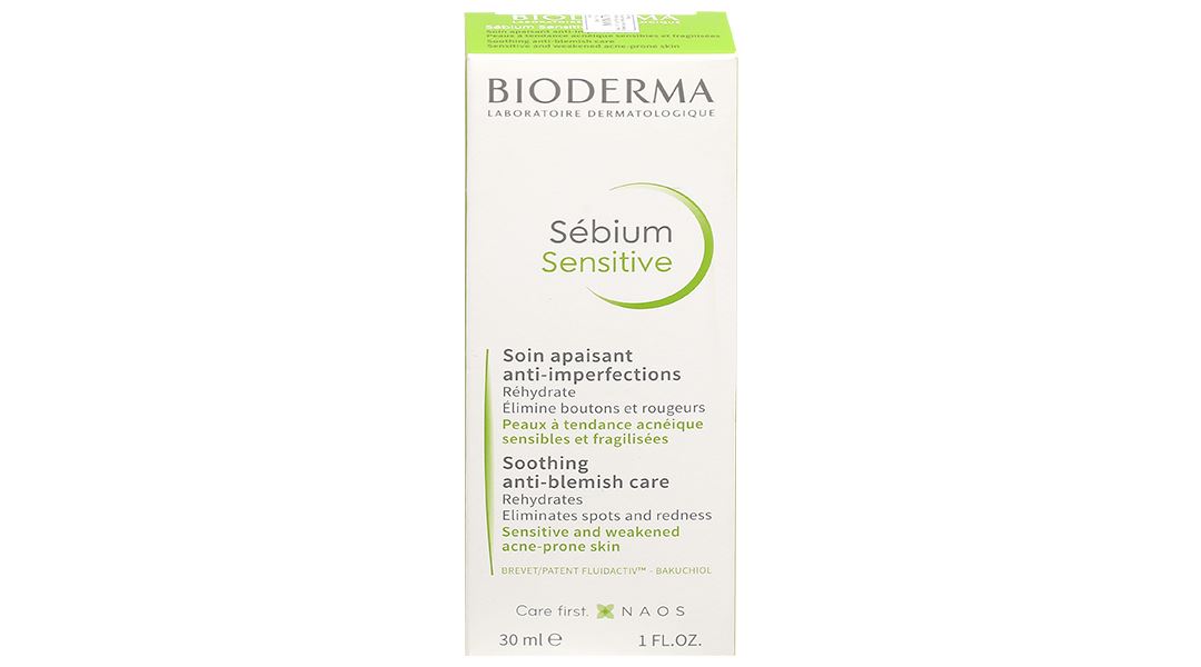 Kem Bioderma Sébium Sensitive làm dịu da, giảm mụn viêm