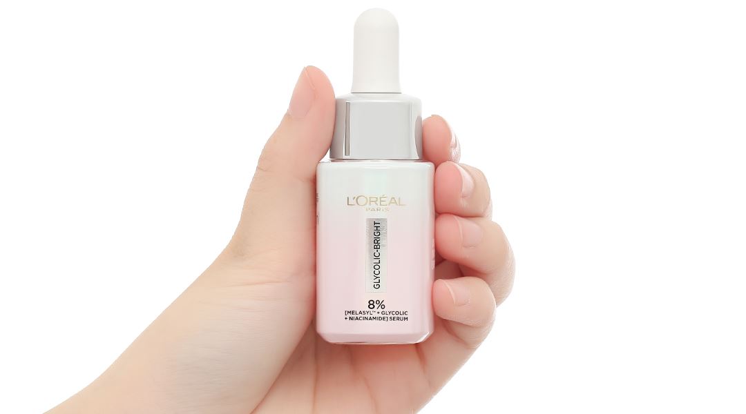 Serum L'Oréal Paris Glycolic-Bright Anti-Dark Spot Brightening sáng da, mờ thâm chai 15ml - 11