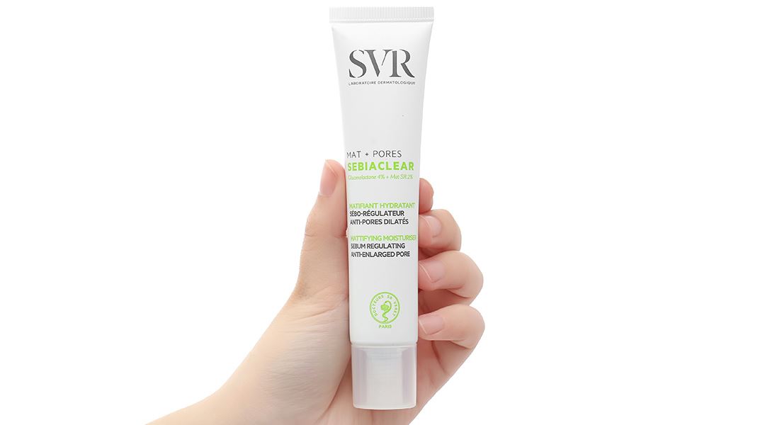 Kem dưỡng ẩm SVR Sebiaclear Mat+Pores giảm bóng nhờn, giảm mụn tuýp 40ml - 12
