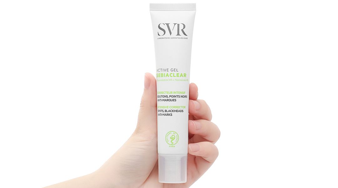 Gel SVR Sebiaclear Active Gel giảm mụn, mờ vết thâm, giảm bóng nhờn