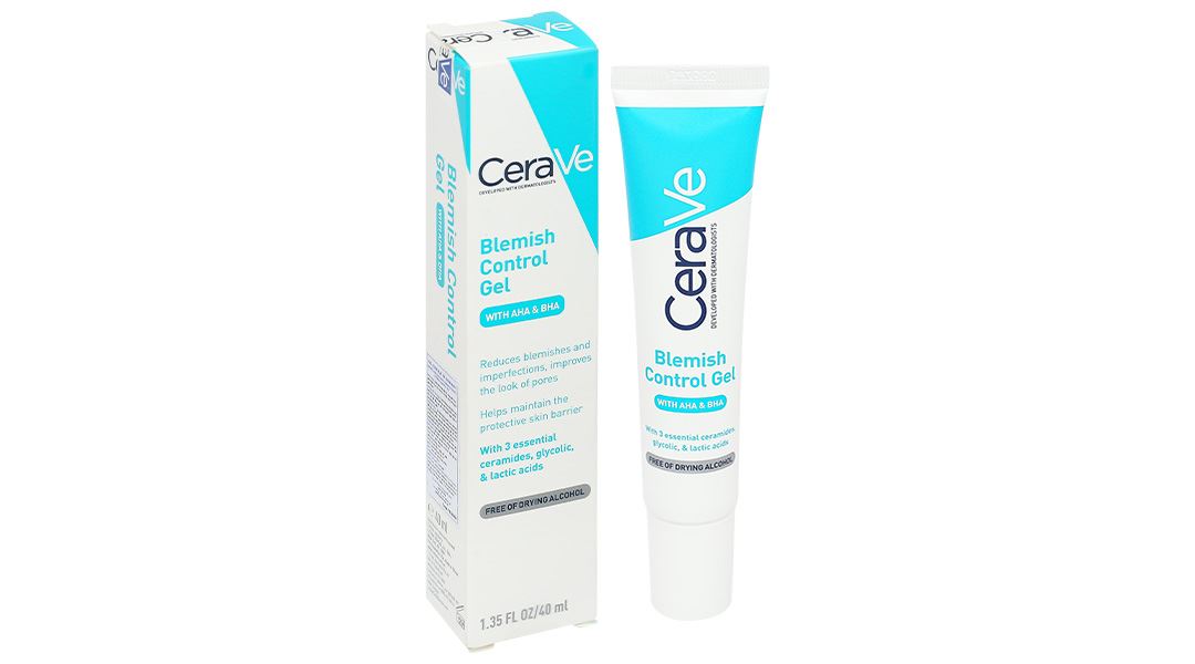 Gel CeraVe Blemish Control giúp giảm mụn và thâm mụn, cấp ẩm cho da