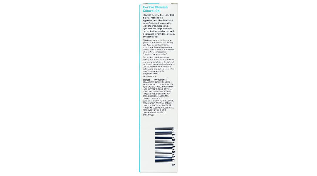 Gel CeraVe Blemish Control giúp giảm mụn và thâm mụn, cấp ẩm cho da