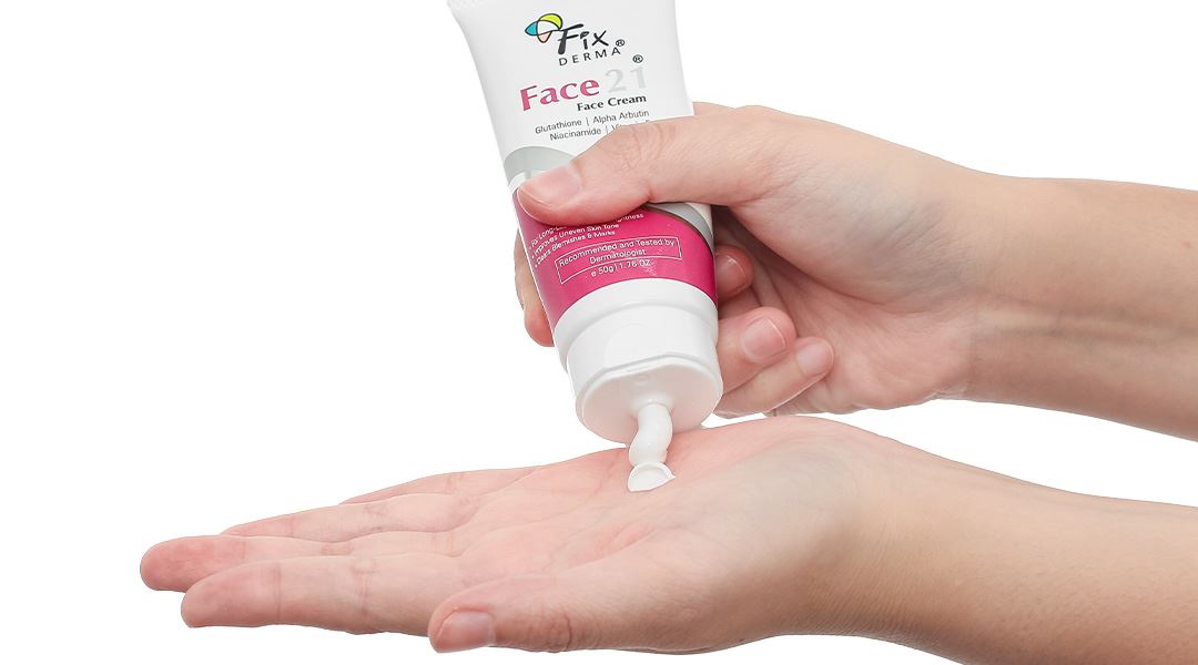 Kem dưỡng ẩm Fixderma Face21 Face Cream giúp da trắng sáng, mịn màng tuýp 50g - 10