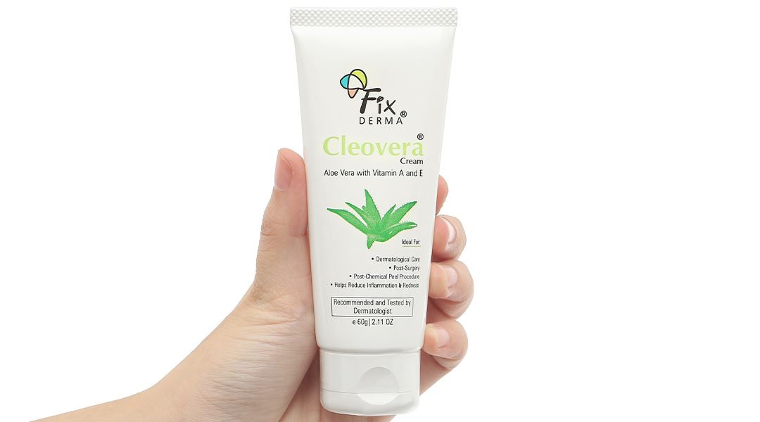Kem Fixderma Cleovera giúp dưỡng ẩm, làm mềm và dịu da tuýp 60g