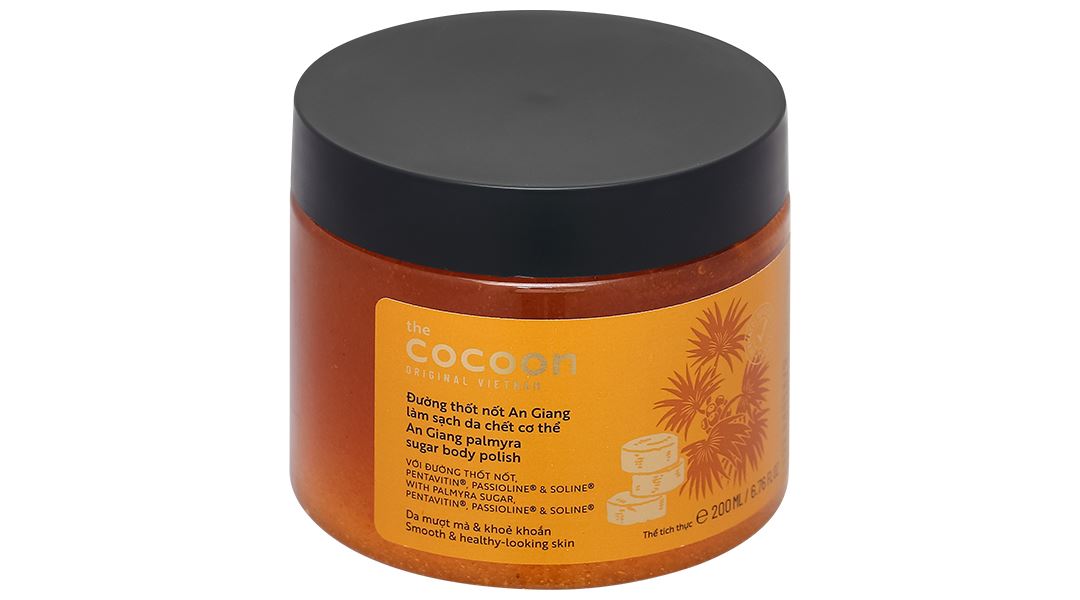 Tẩy tế bào chết Cocoon đường thốt nốt An Giang làm sạch da chết cơ thể