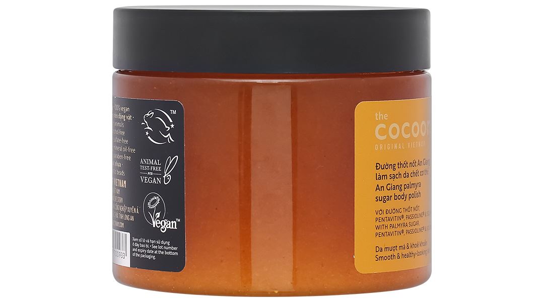 Tẩy tế bào chết Cocoon đường thốt nốt An Giang làm sạch da chết cơ thể