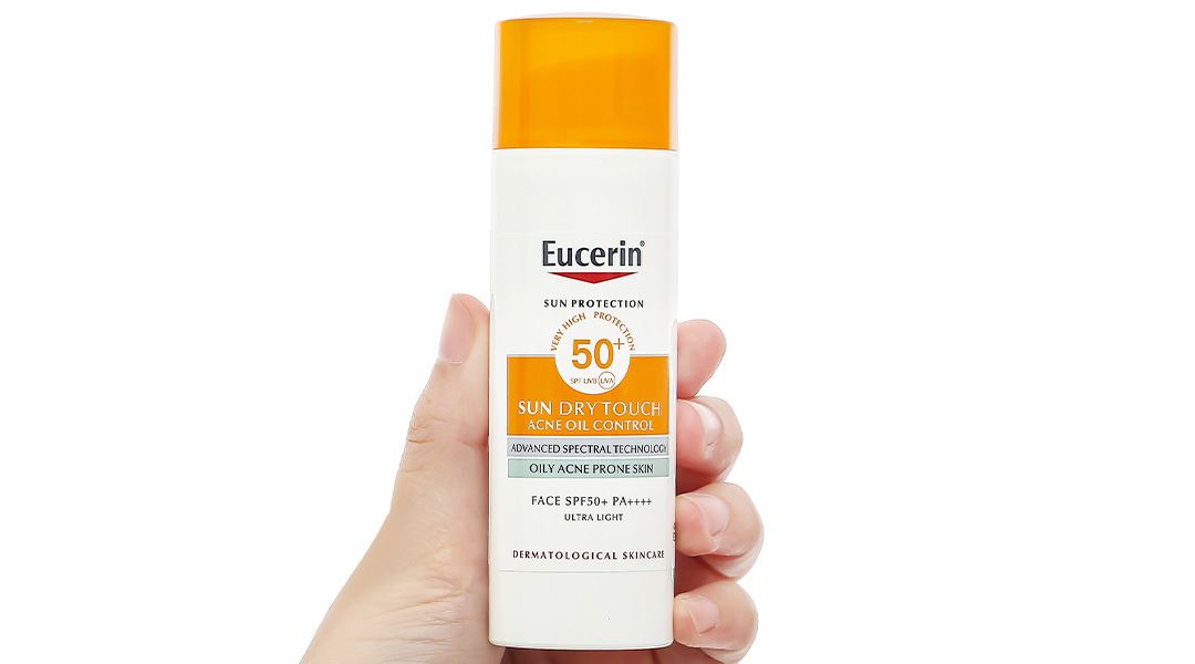 Kem chống nắng Eucerin Sun Dry Touch Acne Oil Control Face SPF 50+/PA++++