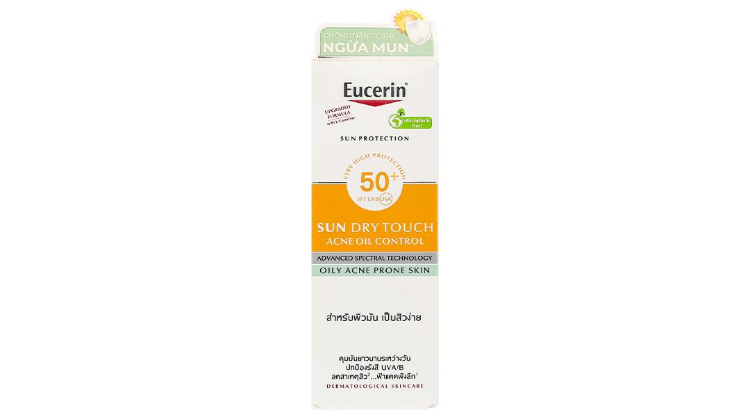 Kem chống nắng Eucerin Sun Dry Touch Acne Oil Control Face SPF 50+/PA++++