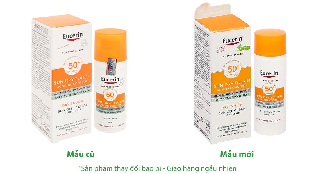 Kem chống nắng Eucerin Sun Dry Touch Acne Oil Control Face SPF 50+/PA++++
