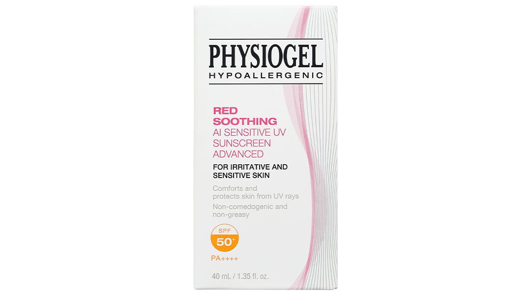 Kem chống nắng Physiogel Red Soothing AI SPF50+/PA++++ cho da nhạy cảm