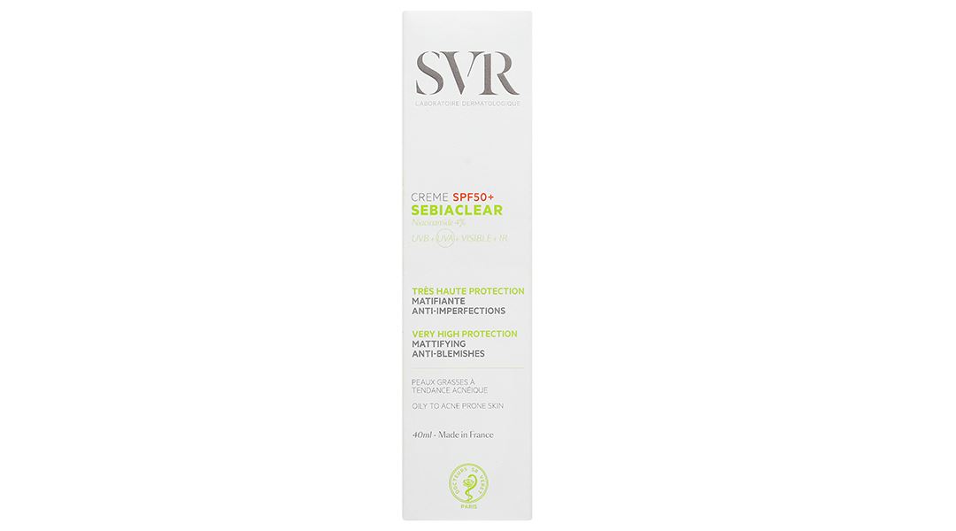 Kem chống nắng SVR Sebiaclear Creme SPF50+ làm sạch dầu, giảm mụn