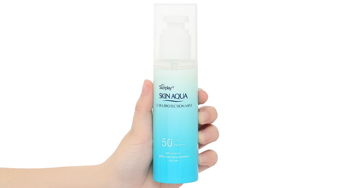 Xịt chống nắng Skin Aqua Ultra Protection Mist SPF50+/PA++++ bảo vệ đa chiều chai 60ml - 8