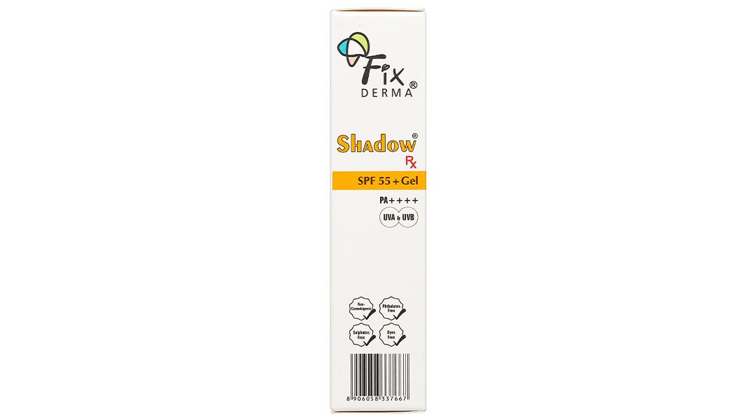 Gel chống nắng Fixderma Shadow SPF 55+/PA++++