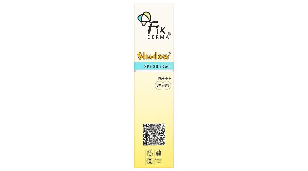 Gel chống nắng Fixderma Shadow SPF 30+/PA+++  giúp dưỡng ẩm
