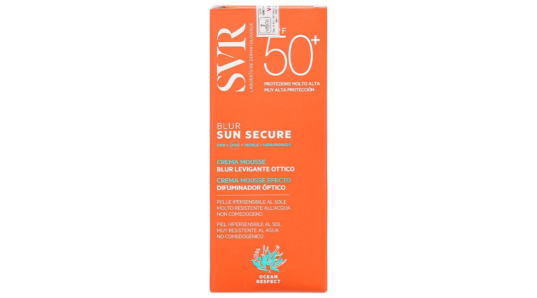 Kem chống nắng SVR Sun Secure Blur SPF50+ giúp che khuyết điểm