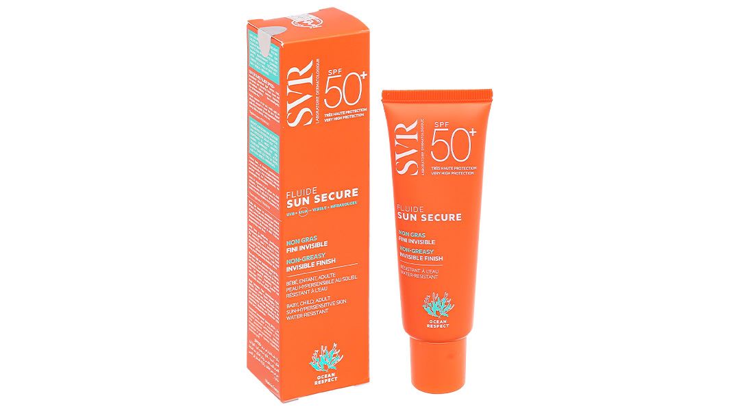 Kem chống nắng SVR Sun Secure Fluide SPF50+ không gây nhờn da