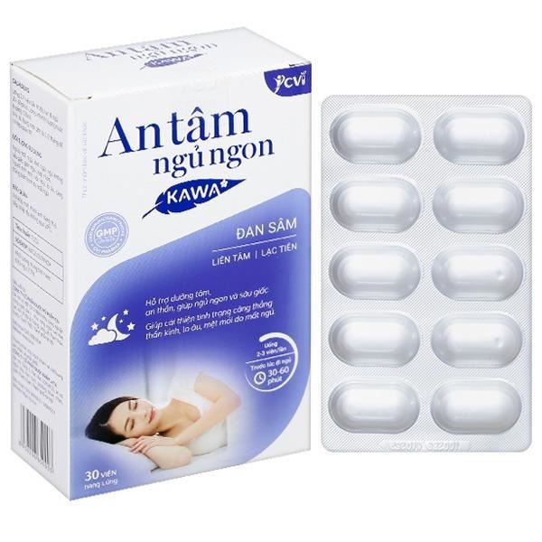 An Tâm Ngủ Ngon Kawa hộp 30 viên