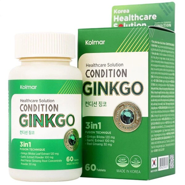 Thực phẩm bảo vệ sức khỏe Condition Ginkgo hộp 60 viên