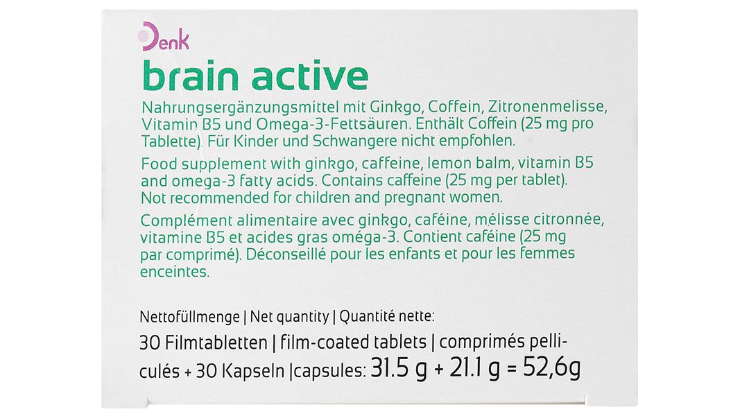 Thực Phẩm Bảo Vệ Sức Khỏe Brain Active Denk