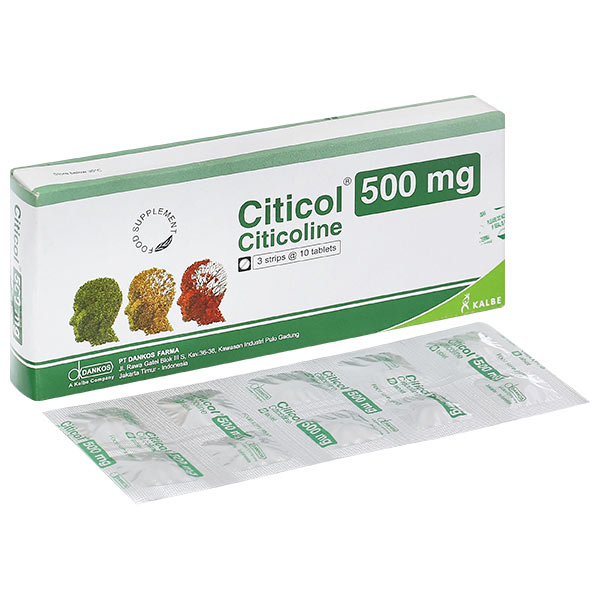 Thực phẩm bảo vệ sức khỏe Citicol 500 hộp 30 viên