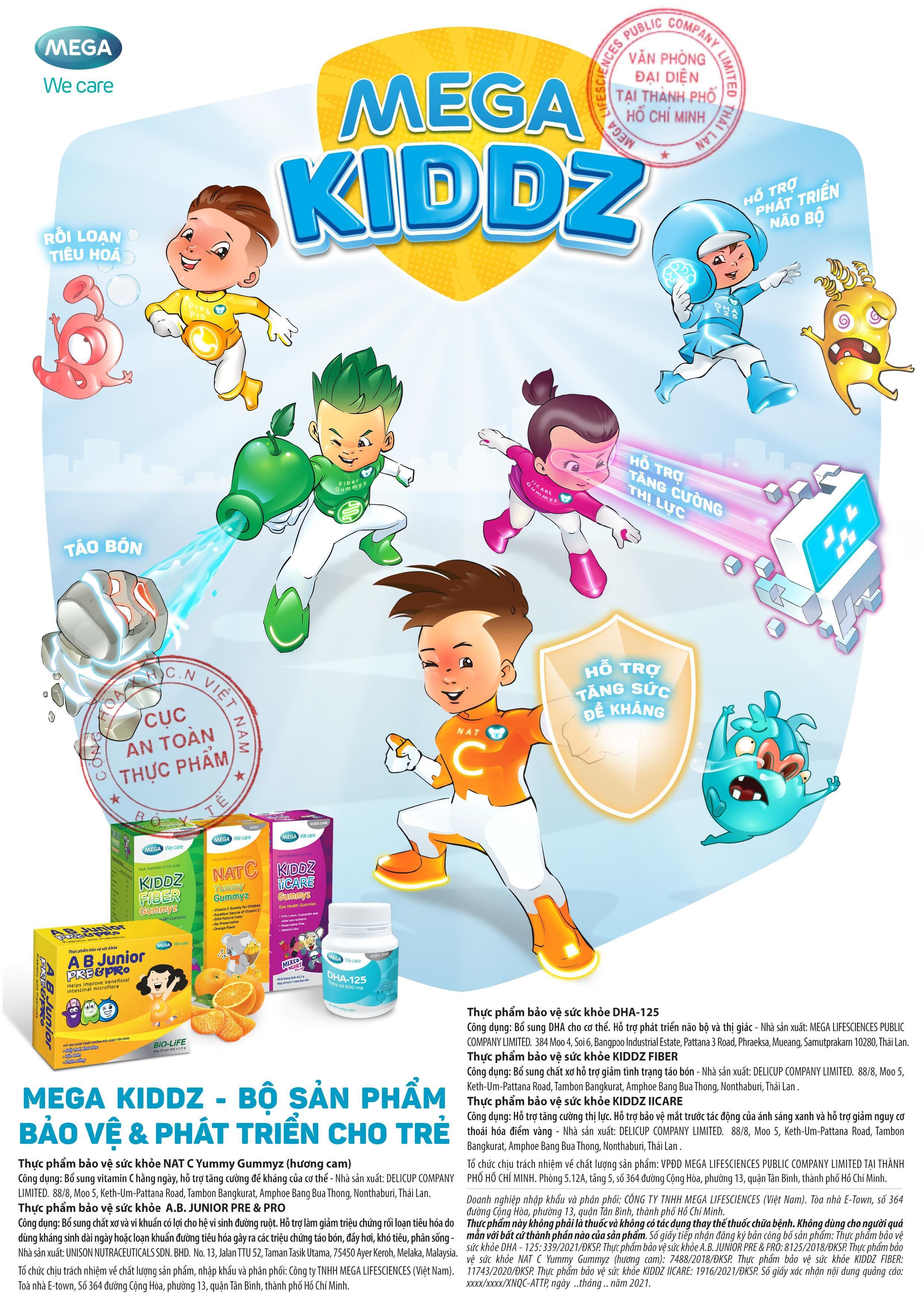 Thực phẩm bảo vệ sức khoẻ Mega We Care DHA-125