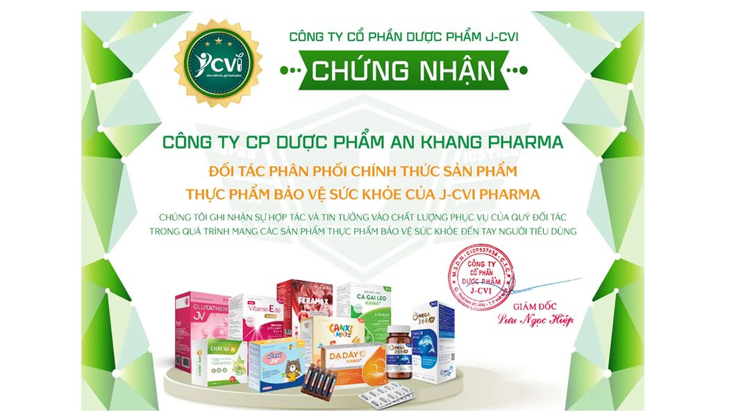 Thực phẩm bảo vệ sức khỏe Viên Sáng Mắt Kawa