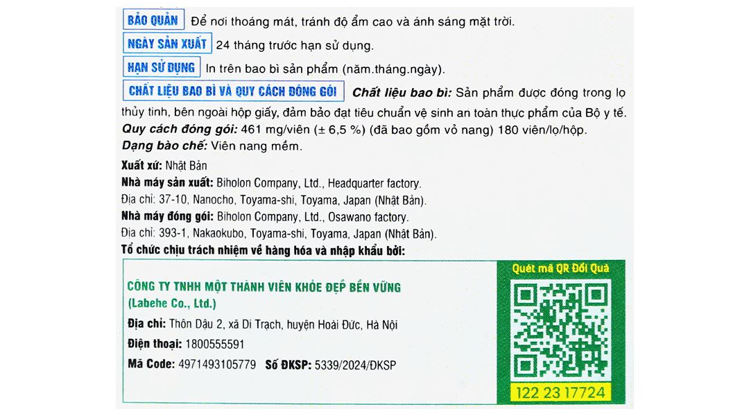 Viên uống Omega 3 Orihiro