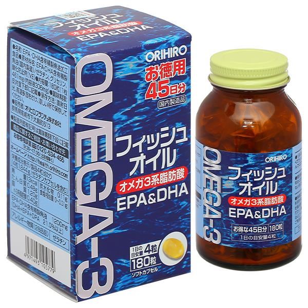 Viên uống Omega 3 Orihiro H/180V
