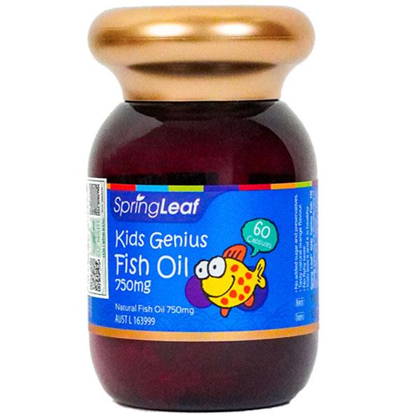 Thực Phẩm Bảo Vệ Sức Khỏe Kids Genius Fish Oil 60 Viên