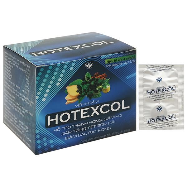 Viên ngậm Hotexcol