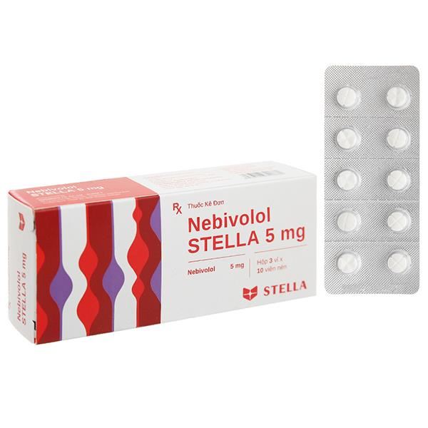 Nebivolol Stella 5mg trị tăng huyết áp