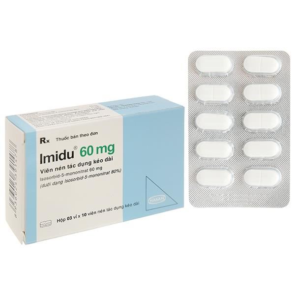 Imidu 60mg dự phòng cơn đau thắt ngực