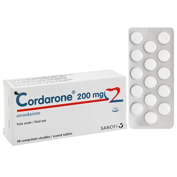 Cordarone 200mg trị loạn nhịp tim